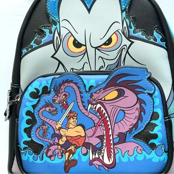 Loungefly Disney Villains Scene Hades Mini Backpack - Picture 2 of 7